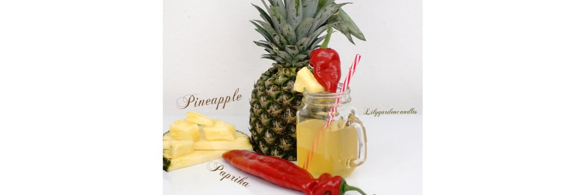  Sweet pineapple with fiery peppers ... a...