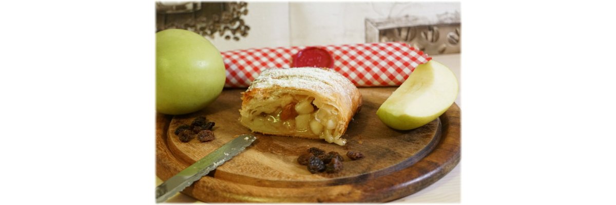   "A piece of apple strudel is always". That\'s...