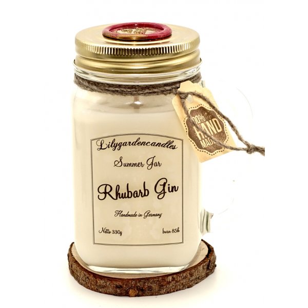 Rhubarb Gin  Summer Jar