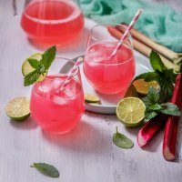 Duftkerze Rhubarb Gin im Glas 330g