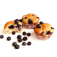 Duftkerze Blueberry Muffin  in der Milchflasche 220g