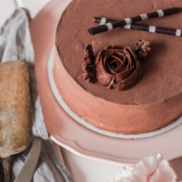 Chocolate Fudge Cake  Stopper Jar