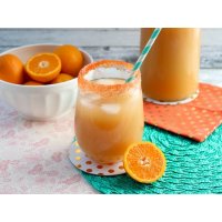 Duftkerze Tangerine Pixie in der Milchflasche 220g