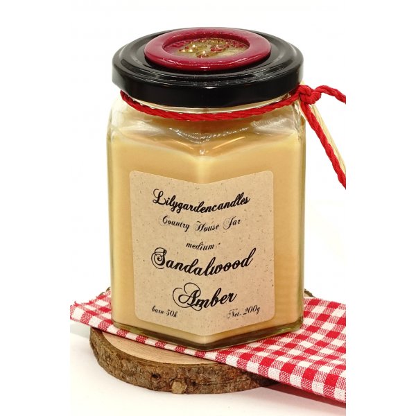 Sandalwood & Amber Country House Jar medium