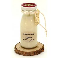Africa scented candle Milk Bottle small