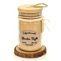 Chocolate Truffle scented candle Milk Stopper Jar new