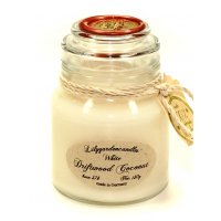 White Driftwood & Coconut  Stopper Jar