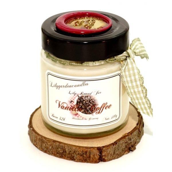Vanilla Coffee  Lily Round Jar mini