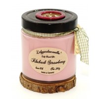 Rhubarb Strawberry  Lily Round Jar medium