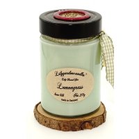 Lemongrass  Lily Round Jar large