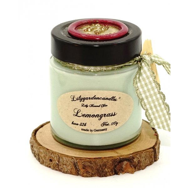 Lemongrass  Lily Round Jar mini