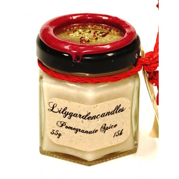 Scented candle Pomegranate Spice in a glass 35g