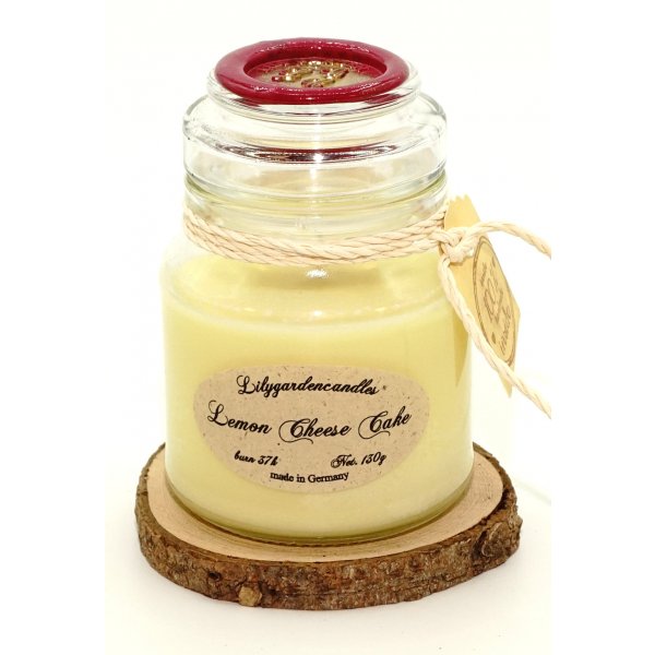 Lemon Cheesecake  Glitter Jar