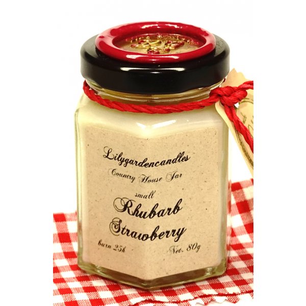 Rhubarb Strawberry  Coutry House Jar small