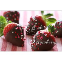 Duftkerze Chocolate Strawberry im Glas 80g