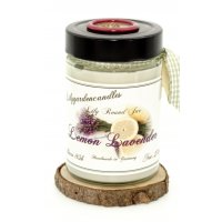 Lemon Lavender  Lily Round Jar large