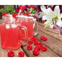 Duftkerze Raspberry Lemonade in der Milchflasche 120g