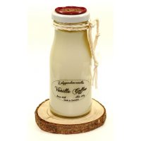 Duftkerze Vanilla Coffee in der Milchflasche 120g